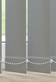 Palermo (Blackout), Graphite - Vertical Blind Slats
